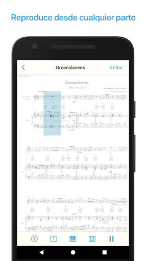 Lector de notas y partituras screenshot