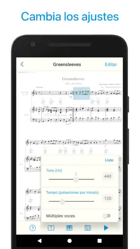 Lector de notas y partituras screenshot