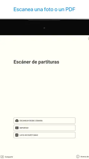 Lector de notas y partituras screenshot