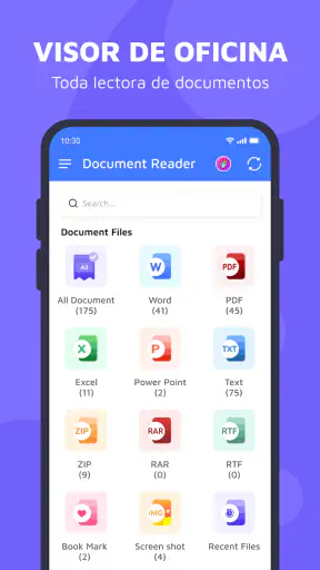 Lector y editor de documentos screenshot