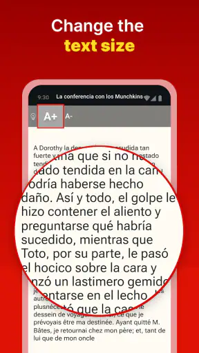 Lectura en español, audiolibro screenshot