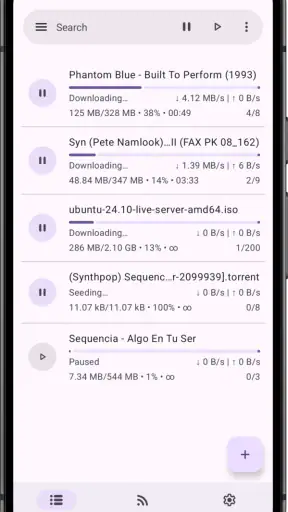 LibreTorrent screenshot