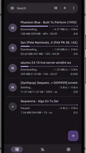 LibreTorrent screenshot
