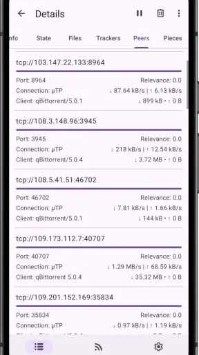 LibreTorrent screenshot