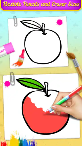 Libro para colorear de frutas screenshot