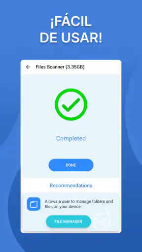 Limpiador de teléfono screenshot