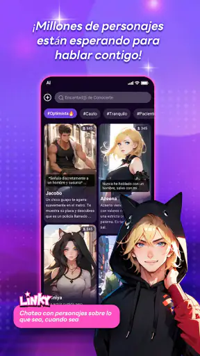 Linky IA: Chat, Juego, Vínculo screenshot
