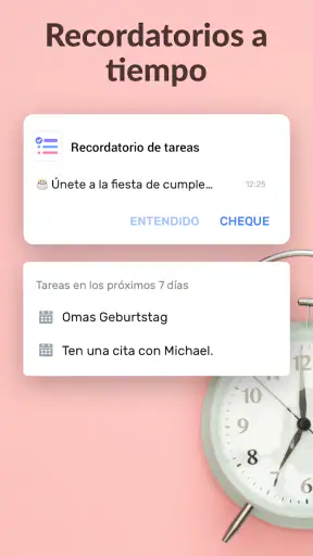 Lista de tareas: Recordatorios screenshot