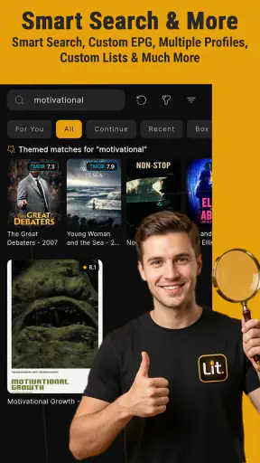 Lit IPTV - Smart IPTV Player screenshot