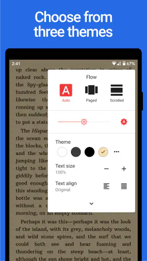 Lithium: Lector EPUB screenshot