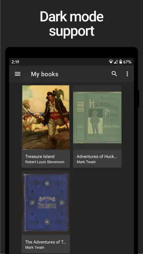 Lithium: Lector EPUB screenshot