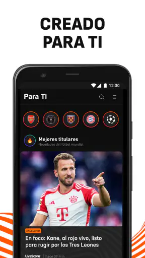 LiveScore Resultados de fútbol screenshot