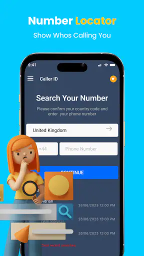 Localizadora de números screenshot