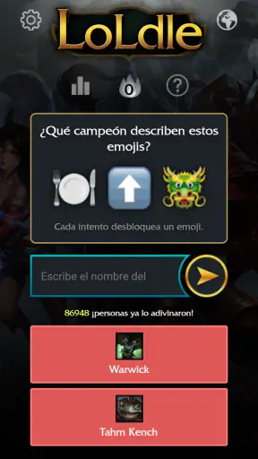 LoLdle Oficial screenshot