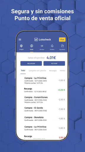 Lotocheck. Loterías y Apuestas screenshot