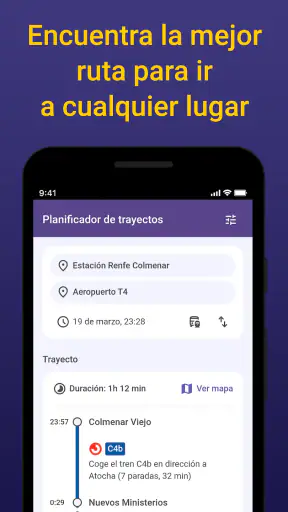 Madrid Bus Metro Cercanias TTP screenshot