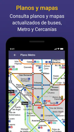 Madrid Bus Metro Cercanias TTP screenshot