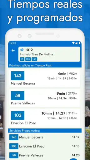 Madrid Metro Bus Cercanías screenshot