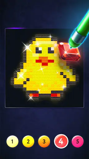 Mágico pintar con diamantes screenshot