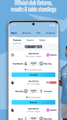 Manchester City Official App screenshot