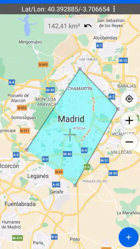 Mapa de coordenadas GPS screenshot