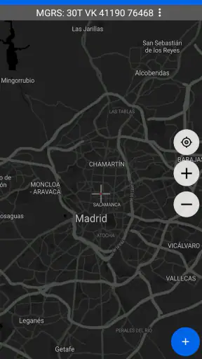 Mapa de coordenadas GPS screenshot