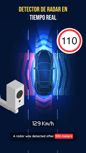 Mapa de radar, detector screenshot