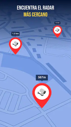 Mapa de radar, detector screenshot