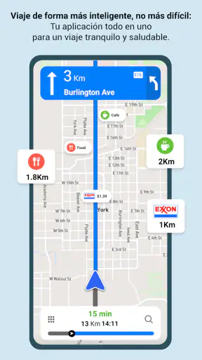 Mapas GPS Navegación y Tráfico screenshot
