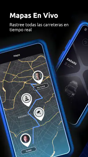 Mapas todo en uno, velocímetro screenshot