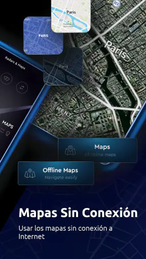 Mapas todo en uno, velocímetro screenshot