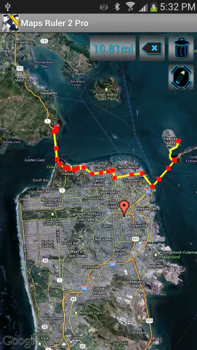 Maps Ruler  Pro screenshot