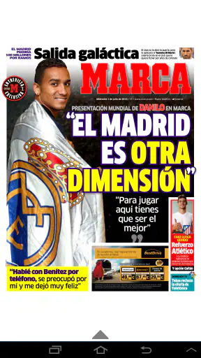 Marca Edición Impresa screenshot