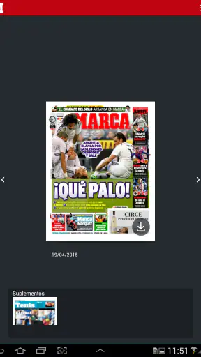 Marca Edición Impresa screenshot