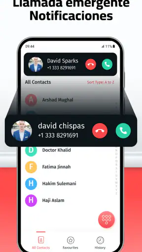 Marcador de teléfono screenshot