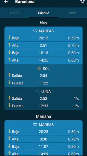 Mareas cercanas screenshot
