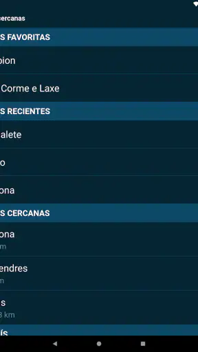 Mareas cercanas screenshot