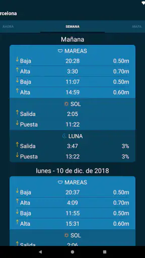 Mareas cercanas screenshot