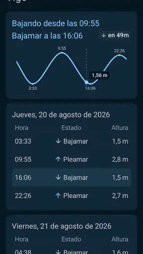 Mareas de Galicia screenshot