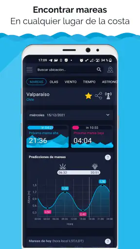 Mareas y estado de la mar screenshot