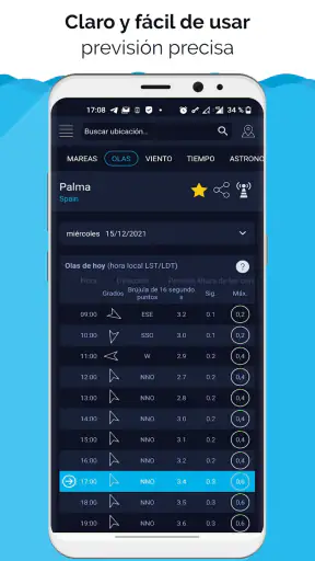 Mareas y estado de la mar screenshot