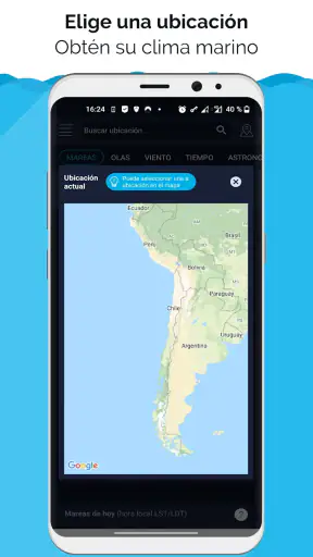 Mareas y estado de la mar screenshot