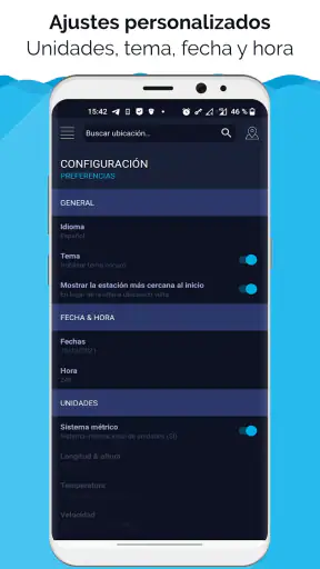 Mareas y estado de la mar screenshot