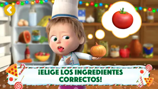 Masha y el Oso Juegos de Pizza screenshot