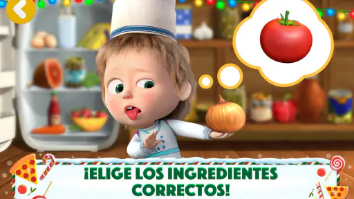 Masha y el Oso Juegos de Pizza screenshot