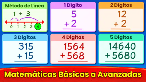 Matemáticas juegos: niños 5-12 screenshot