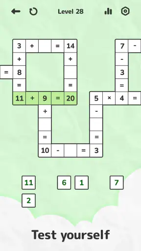 Math Crossword — Matemáticas screenshot