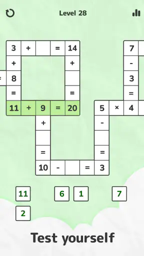 Math Crossword — Matemáticas screenshot