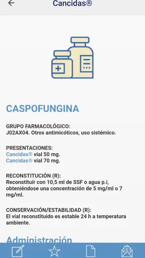 Medicamentos vía parenteral screenshot