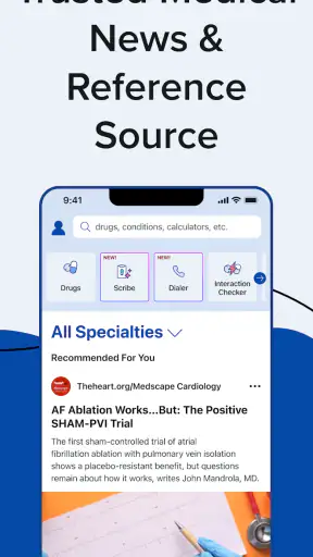 Medscape screenshot